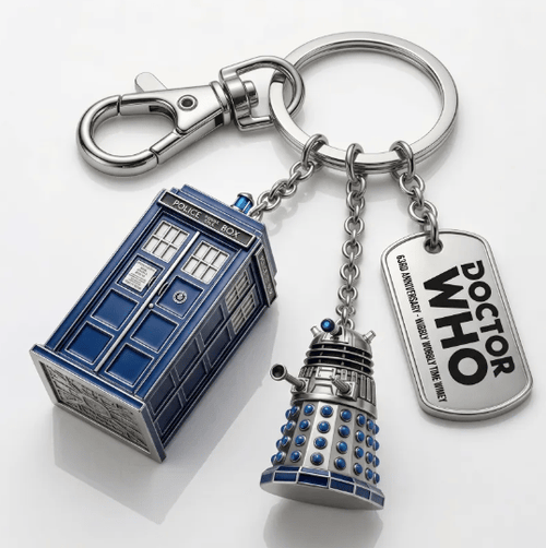 Doctor Who 63rd Anniversary Keychain