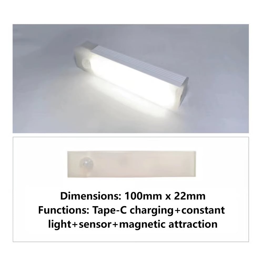 🔥💡 Punch-free Smart Sensor Magnetic Rechargeable LED Lights