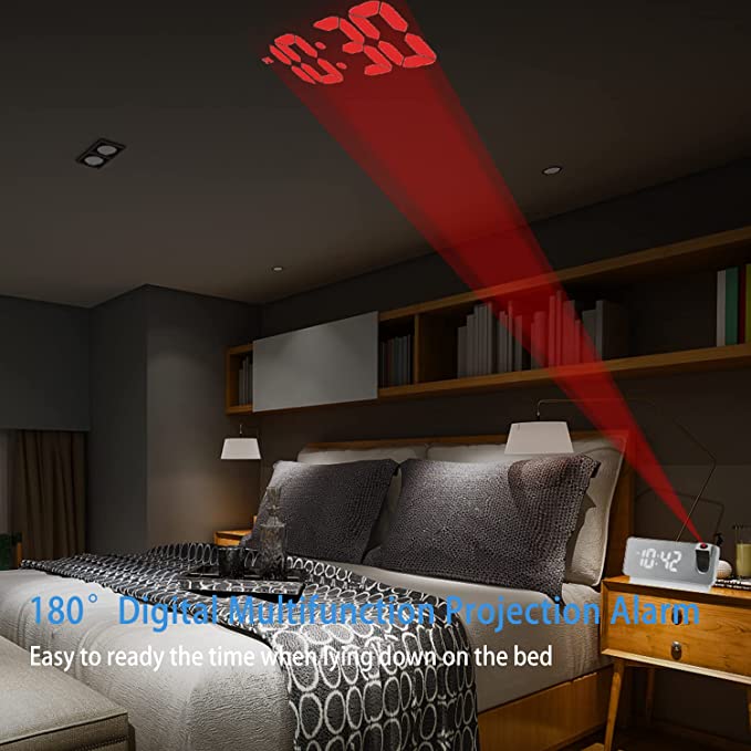 🔥Mirror Projection Alarm Clock