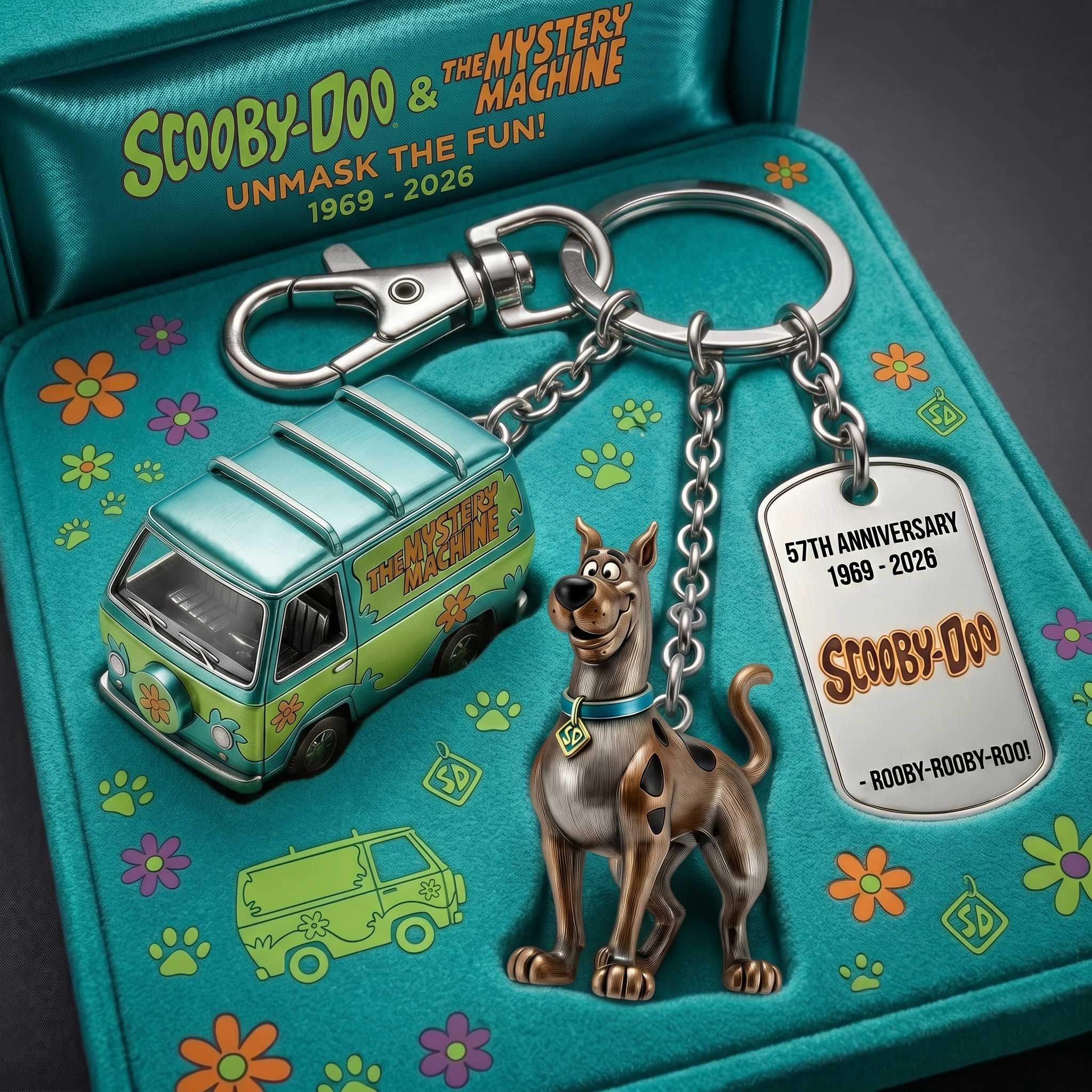 Scooby-Doo 57th Anniversary Commemorative Keychain