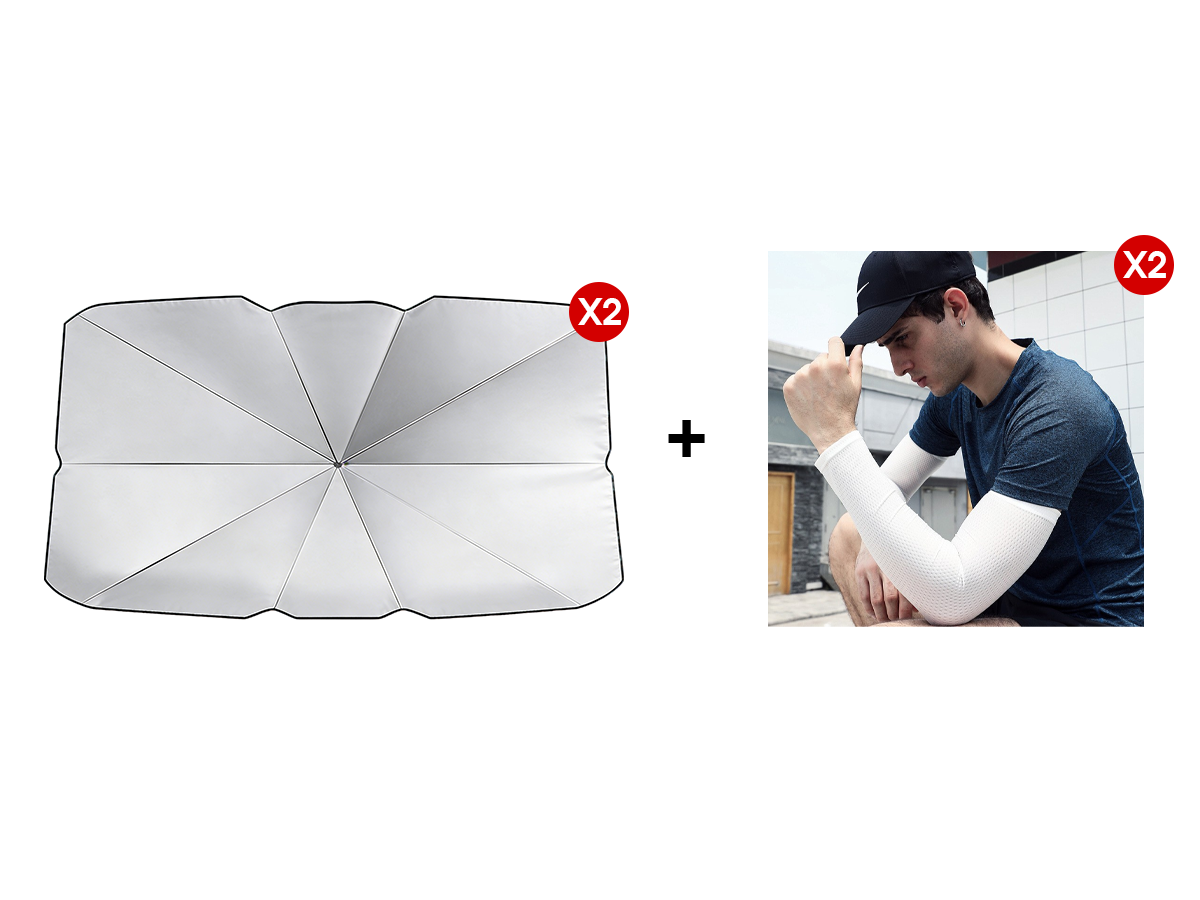 🔥Last Day 50% OFF - 2026 Upgraded Car Windshield Sun Shade Umbrella