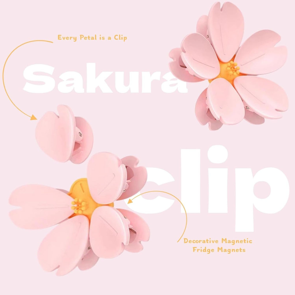🔥Limited Time 49% Off✨🌸Cherry Blossom Magnetic Bag Clips
