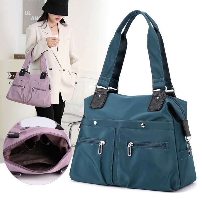 🔥Large Capacity Waterproof Multi Pocket Shoulder Bag