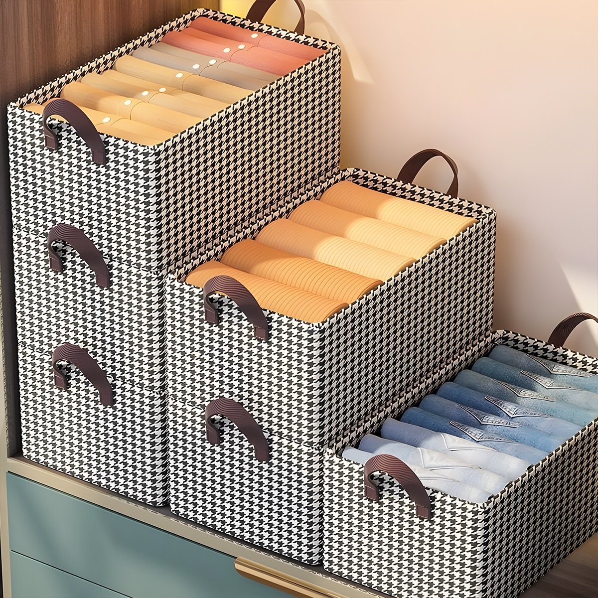 🔥 -Foldable Jeans Organizer for Closet