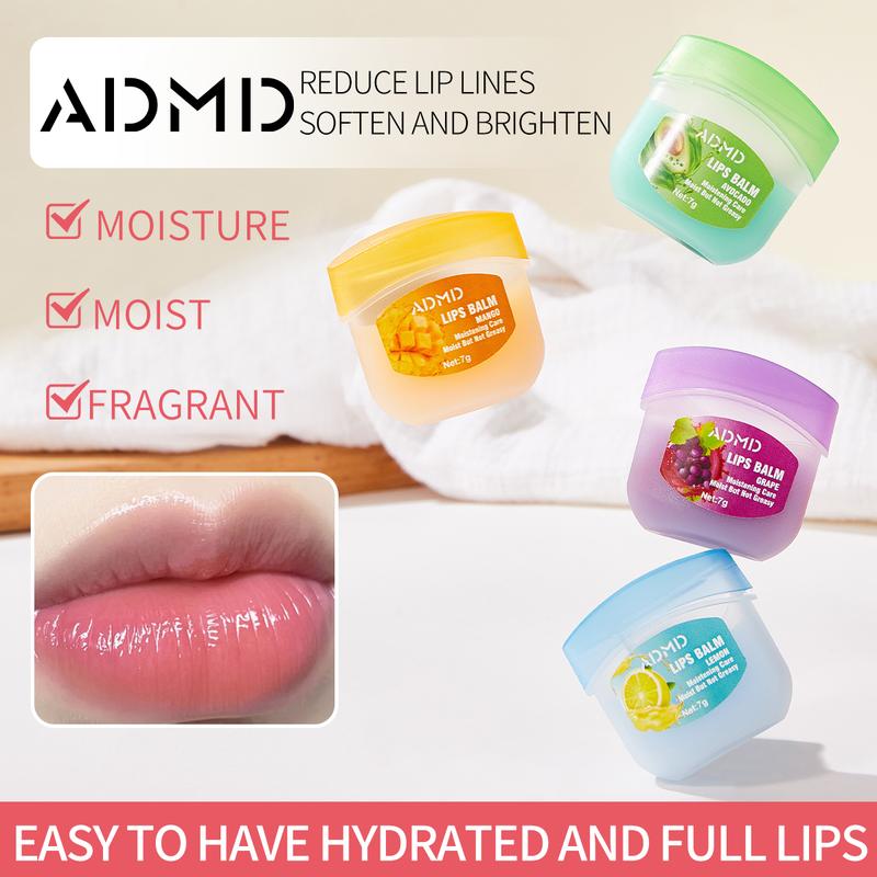 8Pcs Fruit Flavored Lip Care Set 🍓: Glosses + Night Balms + Colorless Lipsticks + Moisturizing Masks – Perfect Party & Seasonal Gifts! 🎉