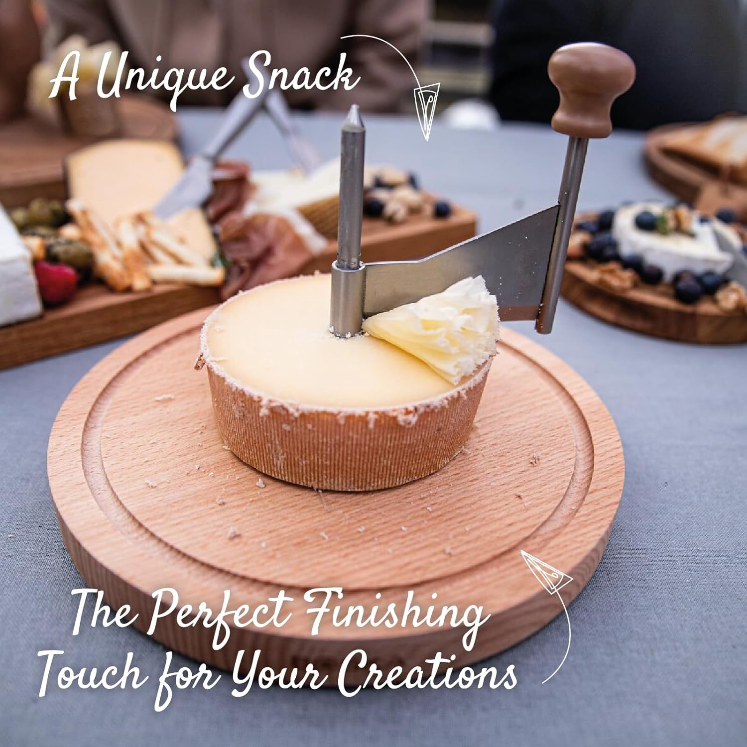 Cheese Curler Wheel - Stainless Steel Cheese Shaver