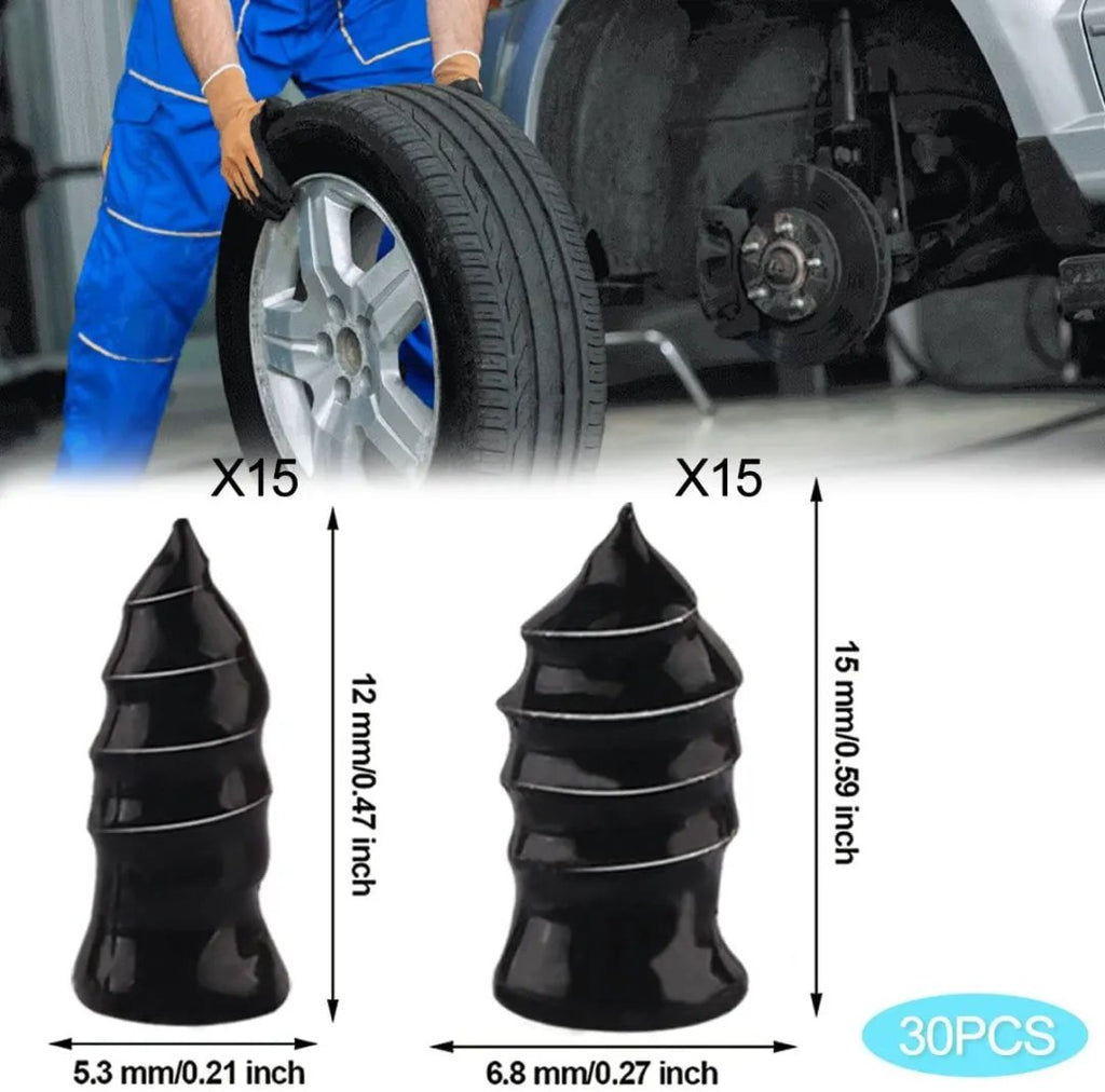 🔥2026 hot sale 🔥 Instant Tire Plug Repair Kit 🚗✨ Free Screwdriver Included! ⭐