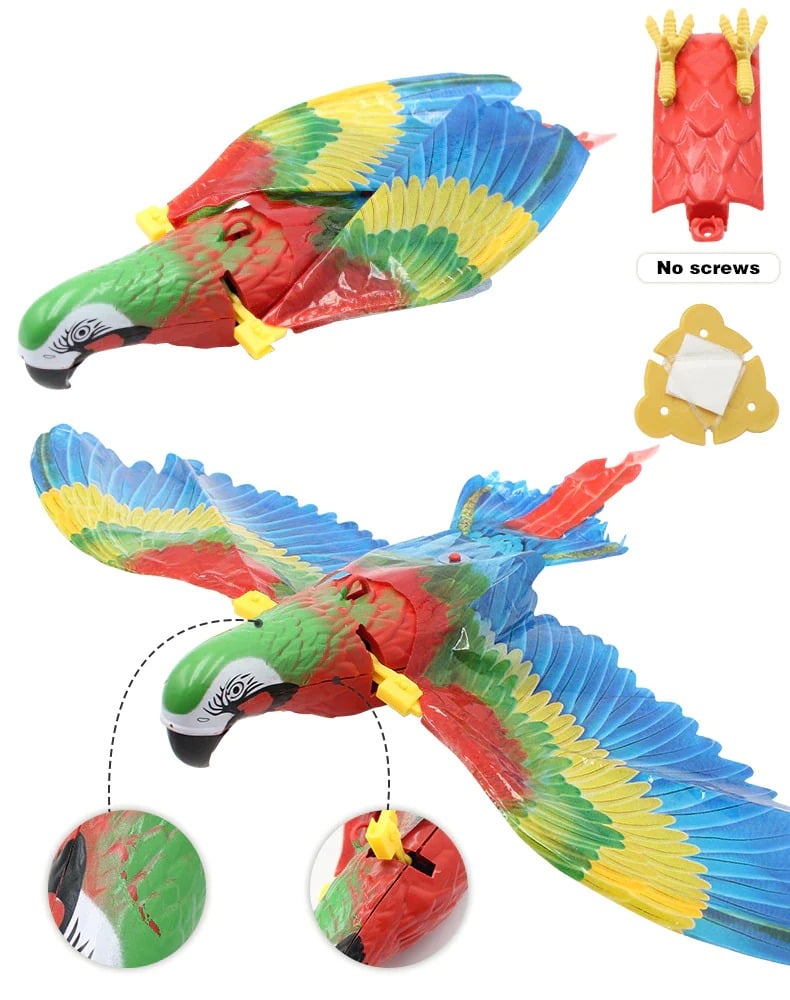 ⚡ Promotion - Automatic Moving Simulation Bird Interactive Cat Toy for Indoor Cats