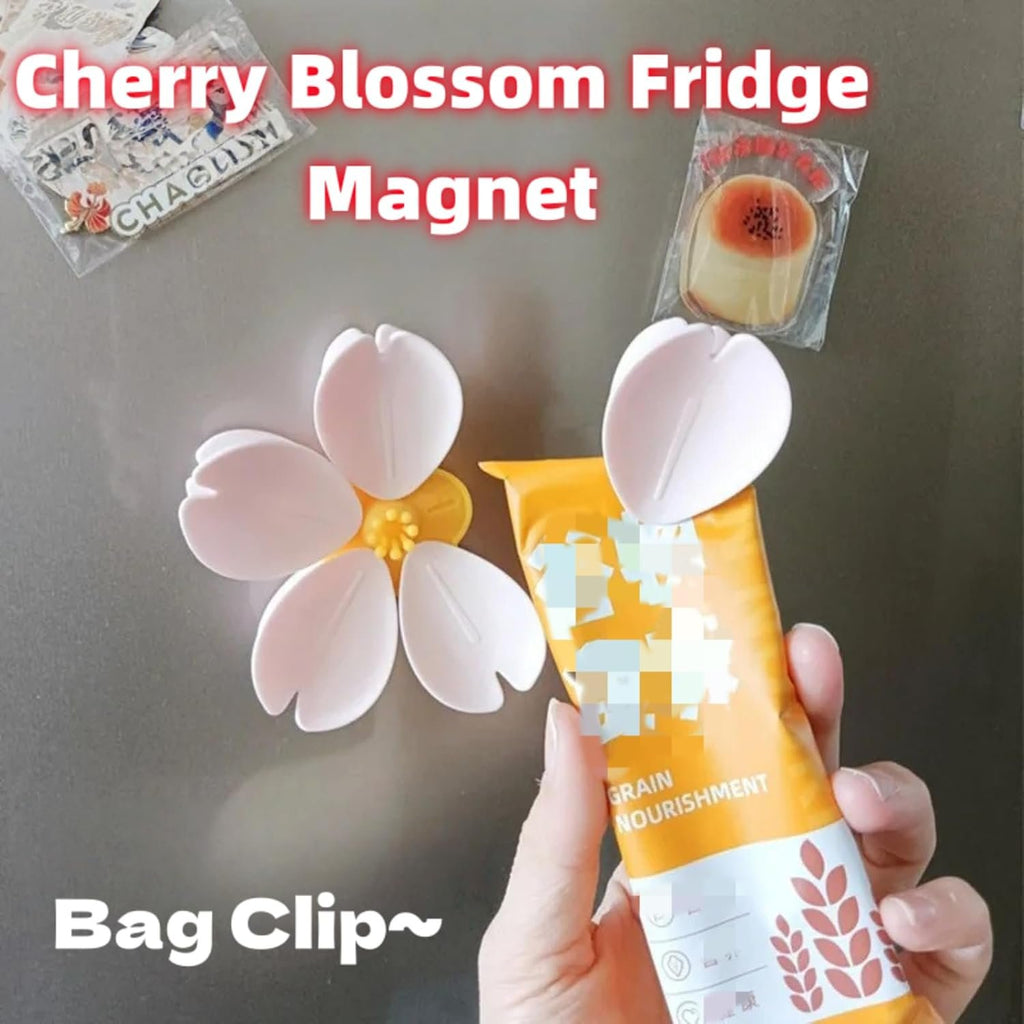 🔥Limited Time 49% Off✨🌸Cherry Blossom Magnetic Bag Clips