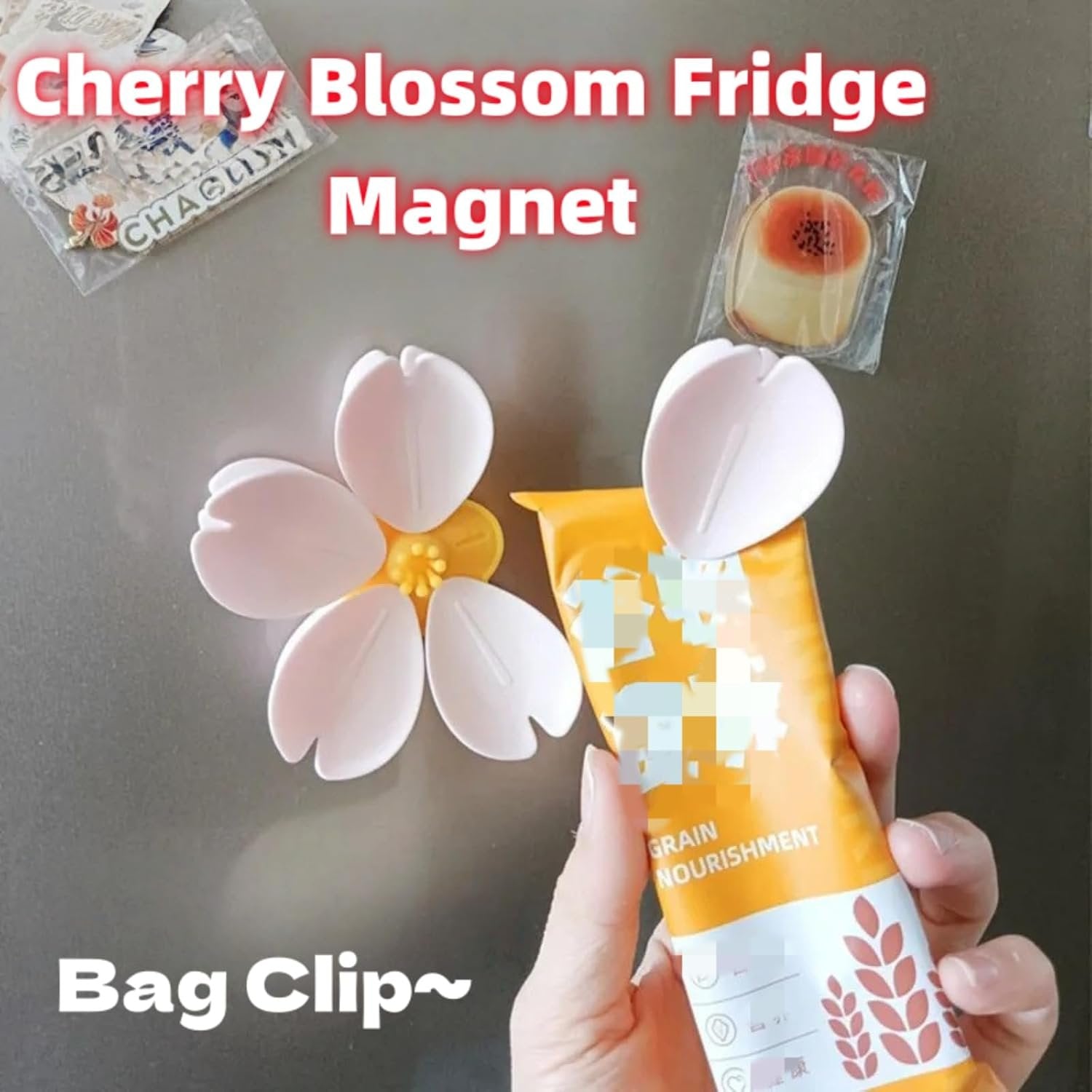 🔥Limited Time 49% Off✨🌸Cherry Blossom Magnetic Bag Clips