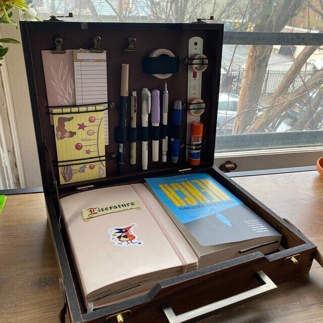 🎁Writers Messenger Wood Box A5