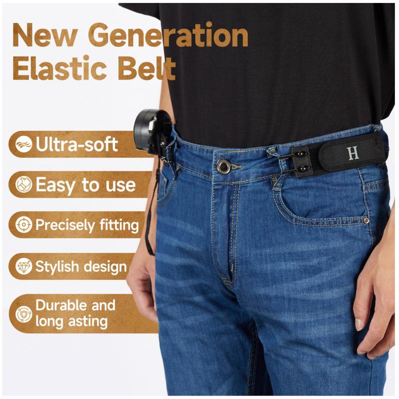 HAILTH Tactical Metal Hook Elastic Belt (2 PCS)