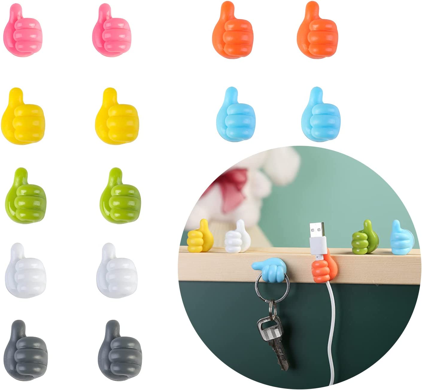Creative Thumbs Up Shape Wall Hook