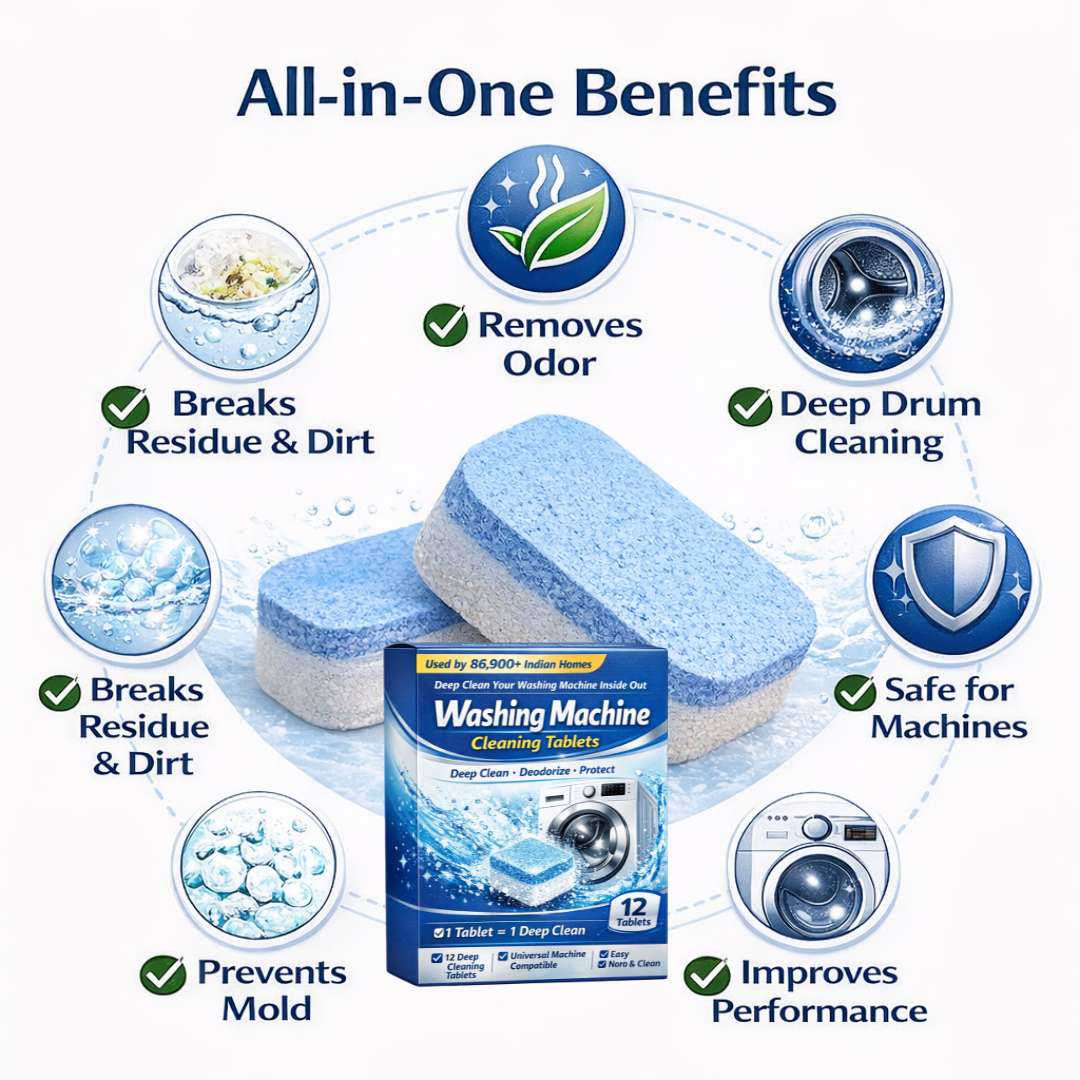 Washing Machine Cleaning Tablets | BUY 2 GET 1 FREE!