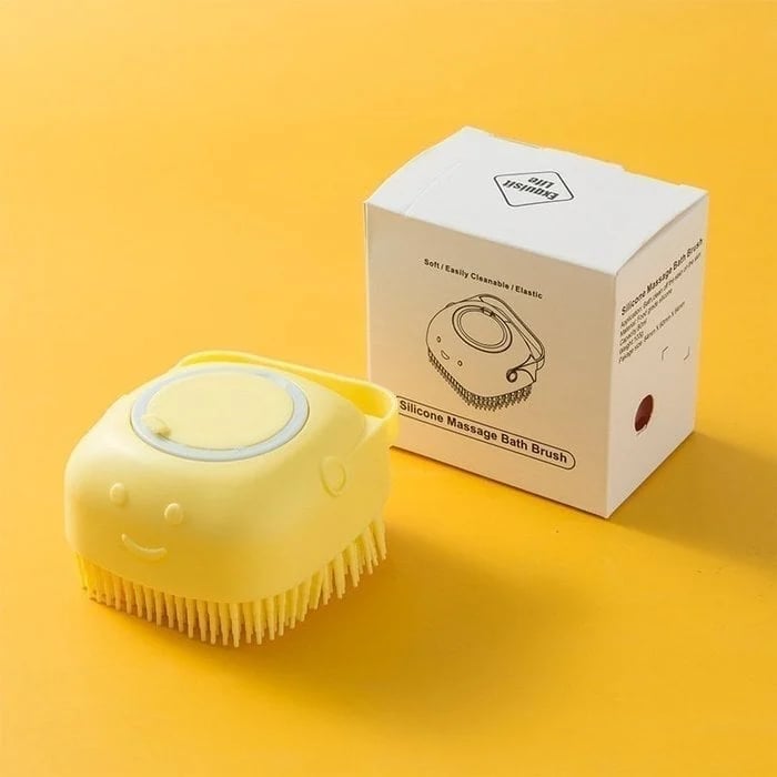 💥 🧼🧼Bathroom 🐶Horse Dog Cat🐱 Bath Brush Massage Gloves Soft Safety Silicone Comb Pet Accessories❤️