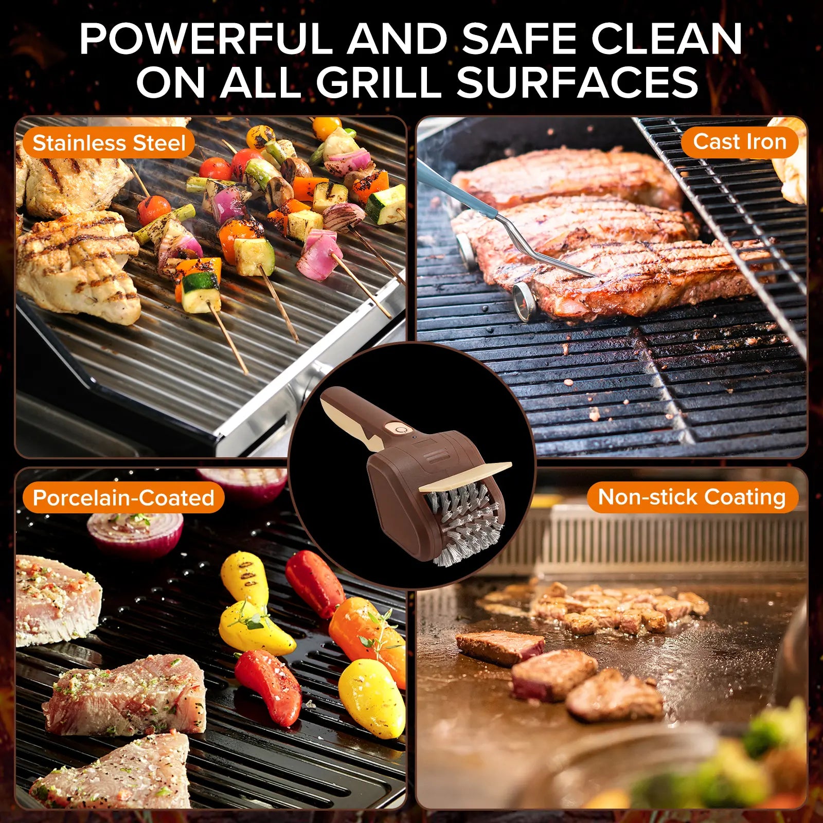 🌭💪Electric BBQ Grill Brush - Free Shipping