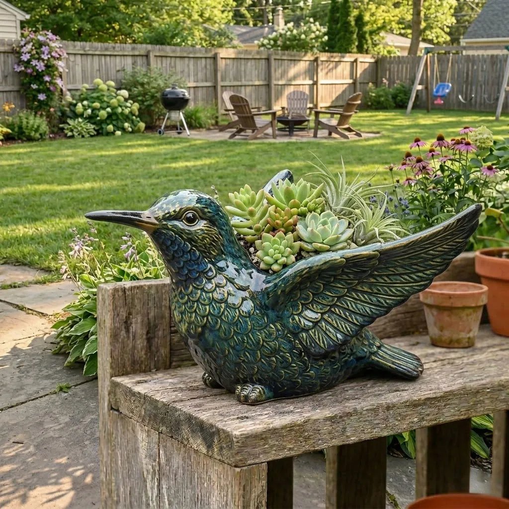 🐦2026 Mother's Day Gifts 50% Off--💖🎁Cardinal Bird Succulent Planter