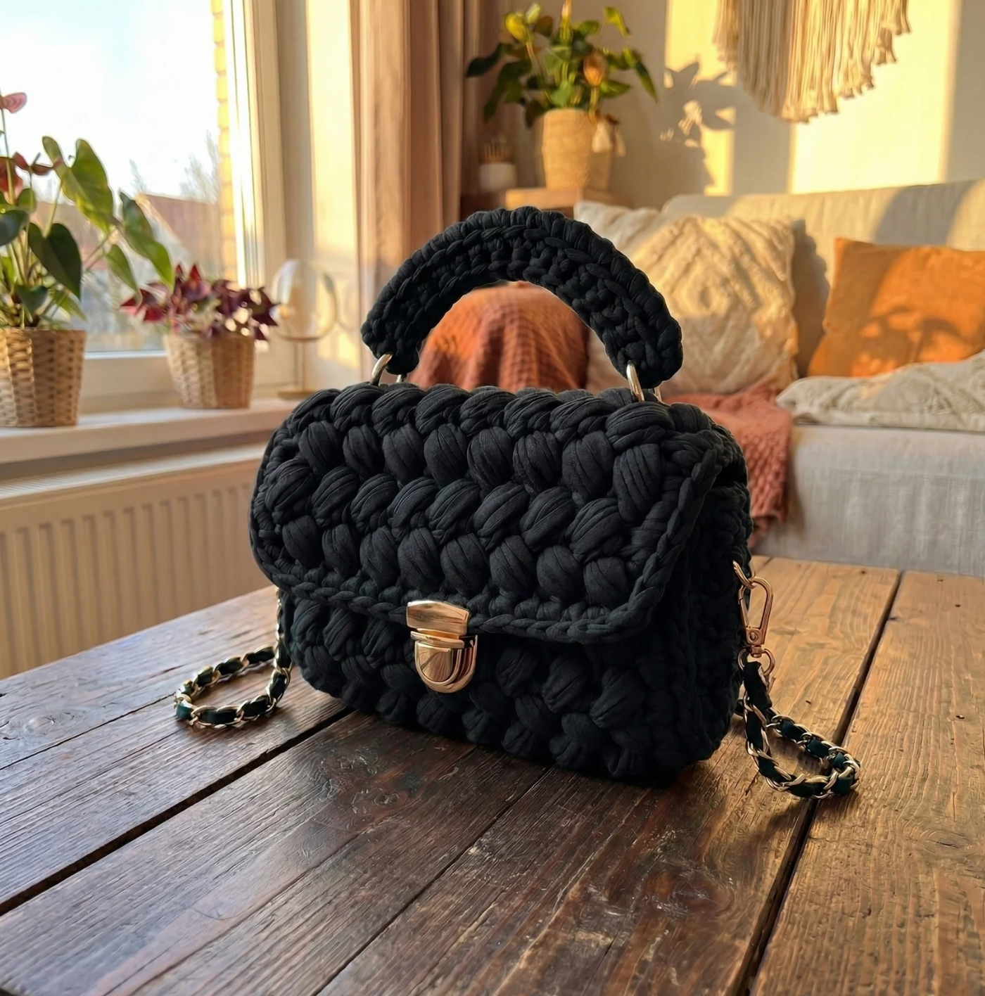 The EverKnot Bag - Handwoven Craft Bag