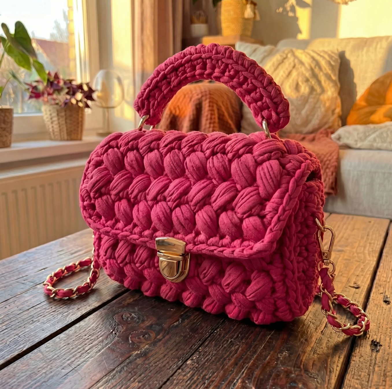 The EverKnot Bag - Handwoven Craft Bag