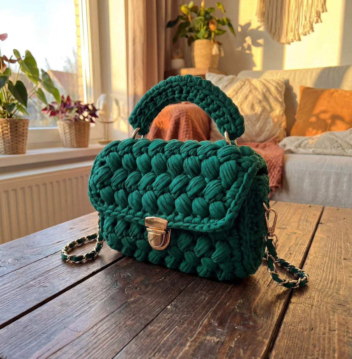 The EverKnot Bag - Handwoven Craft Bag