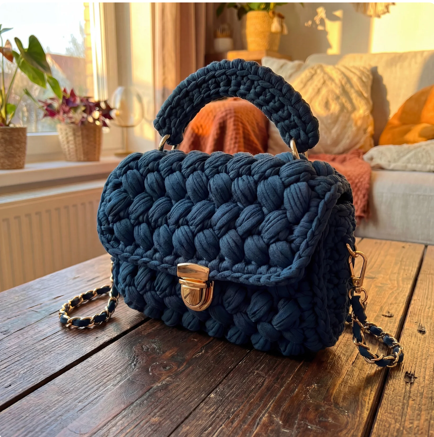 The EverKnot Bag - Handwoven Craft Bag