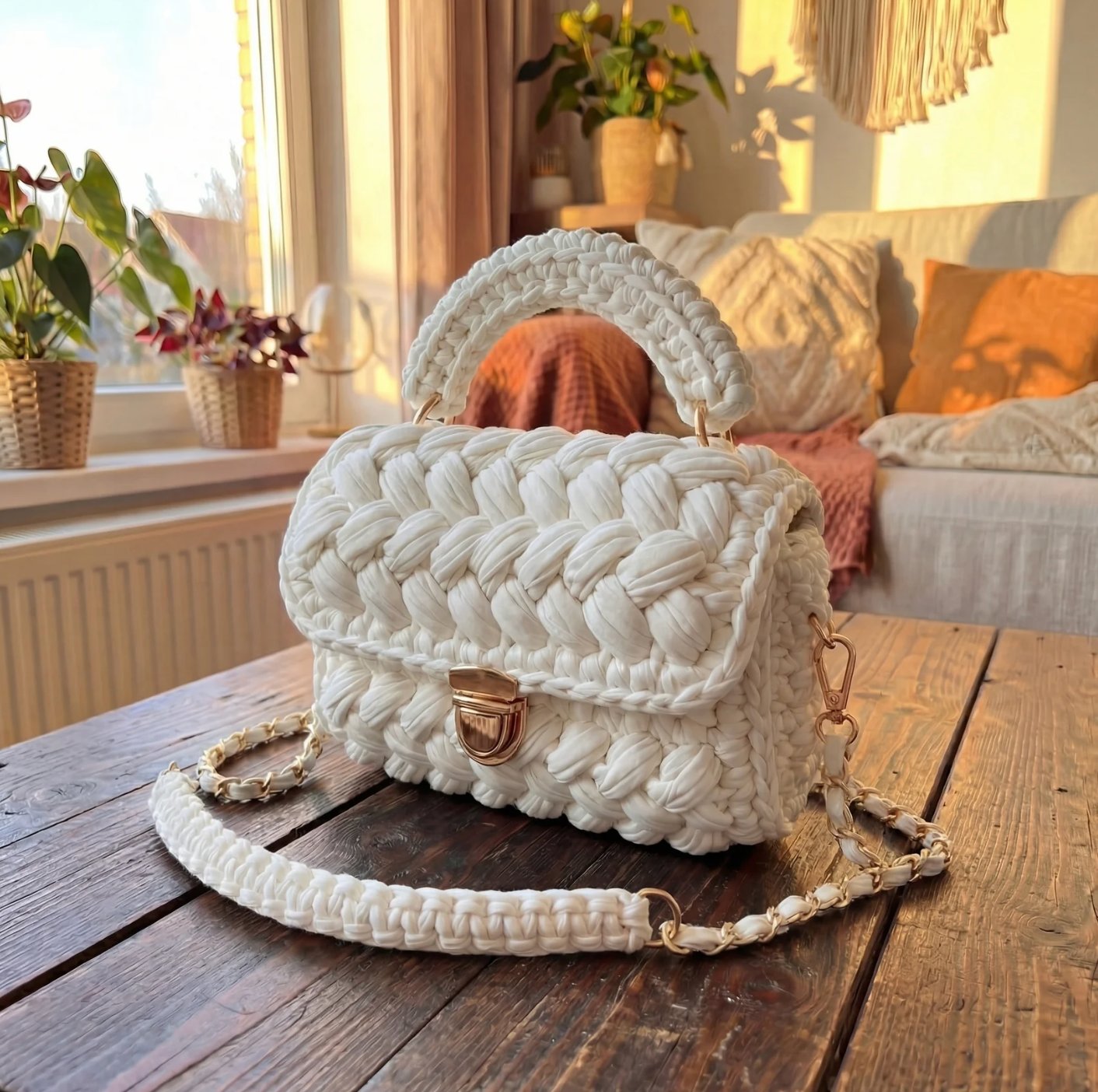 The EverKnot Bag - Handwoven Craft Bag