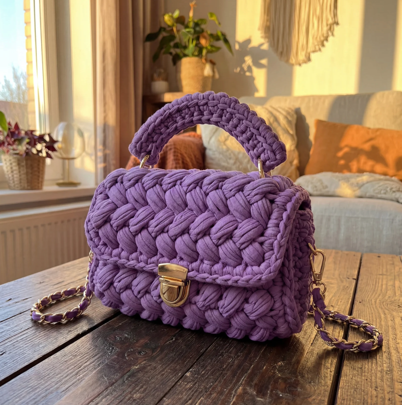 The EverKnot Bag - Handwoven Craft Bag