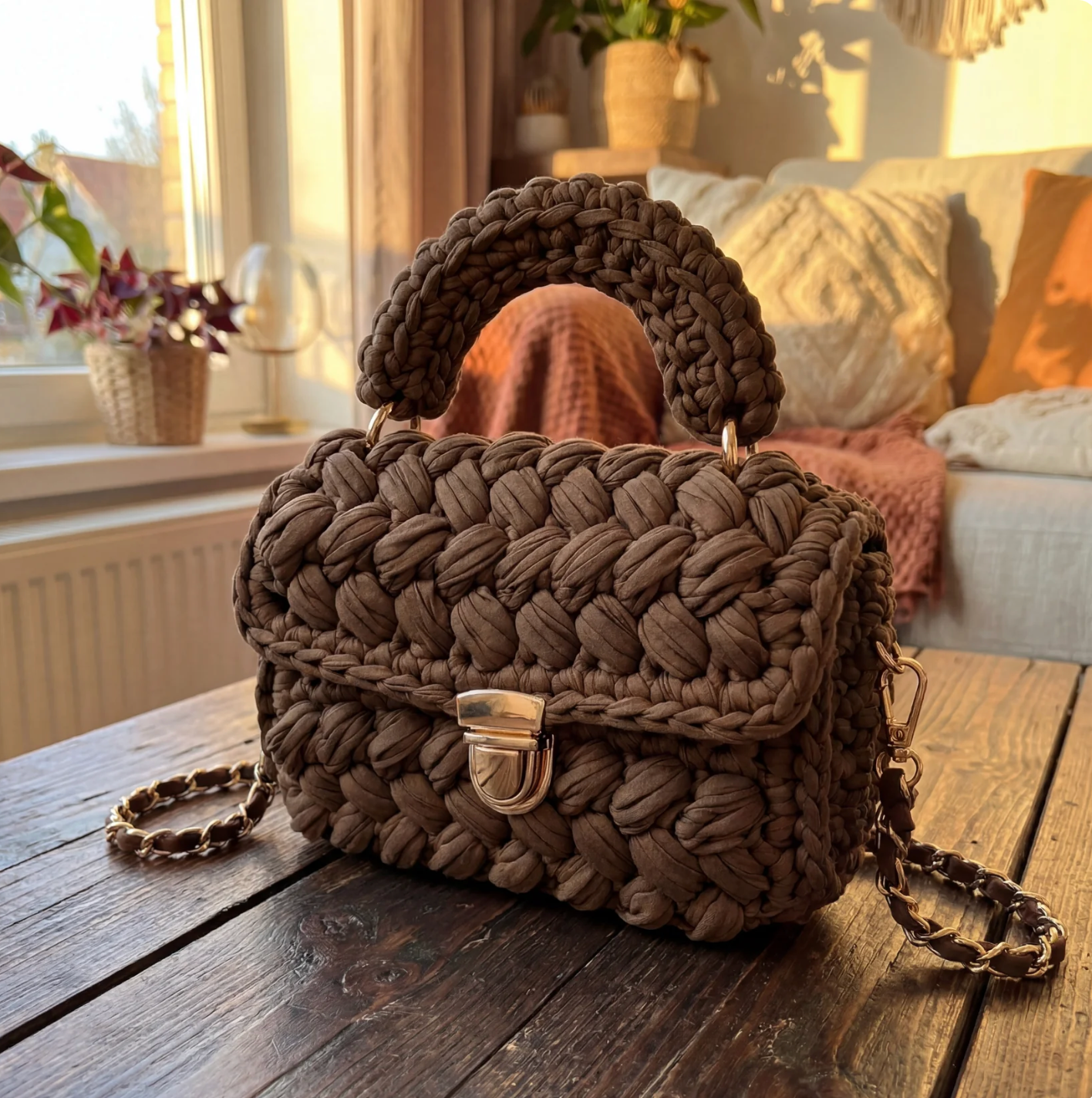 The EverKnot Bag - Handwoven Craft Bag