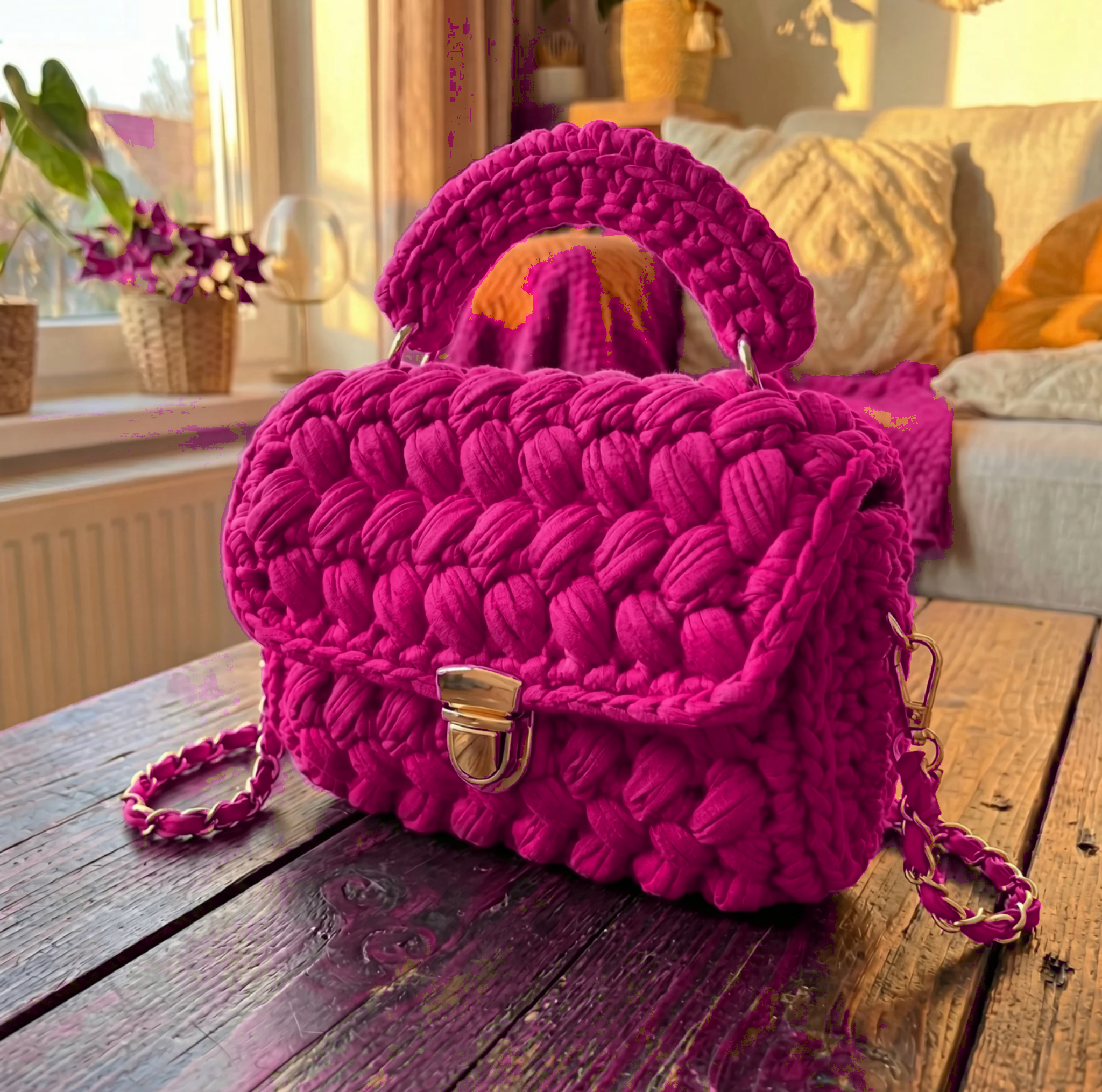 The EverKnot Bag - Handwoven Craft Bag