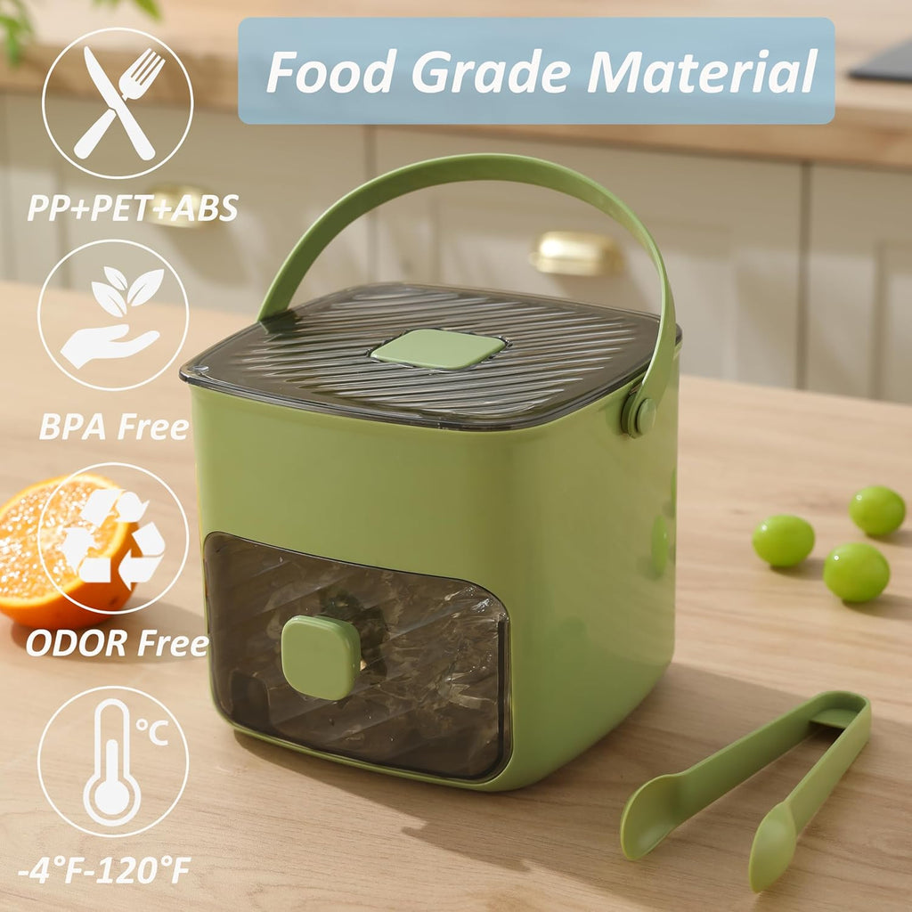🧊❄️Ice Cube Tray with Lid and Bin – Make Ice-Making Simple
