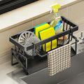 🌟 Say Goodbye to Clutter✨ Stainless Steel Kitchen Sink Storage Rack – For a Neat, Organized Kitchen! 🌟