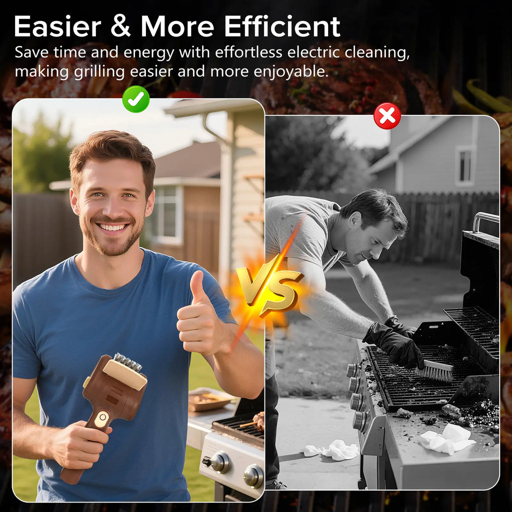 🌭💪Electric BBQ Grill Brush - Free Shipping