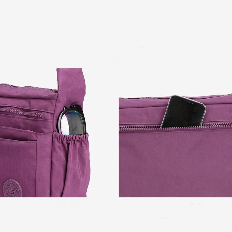 Multi-Pocket Large Capacity Waterproof Casual Crossbody Bag Shoulder Bag