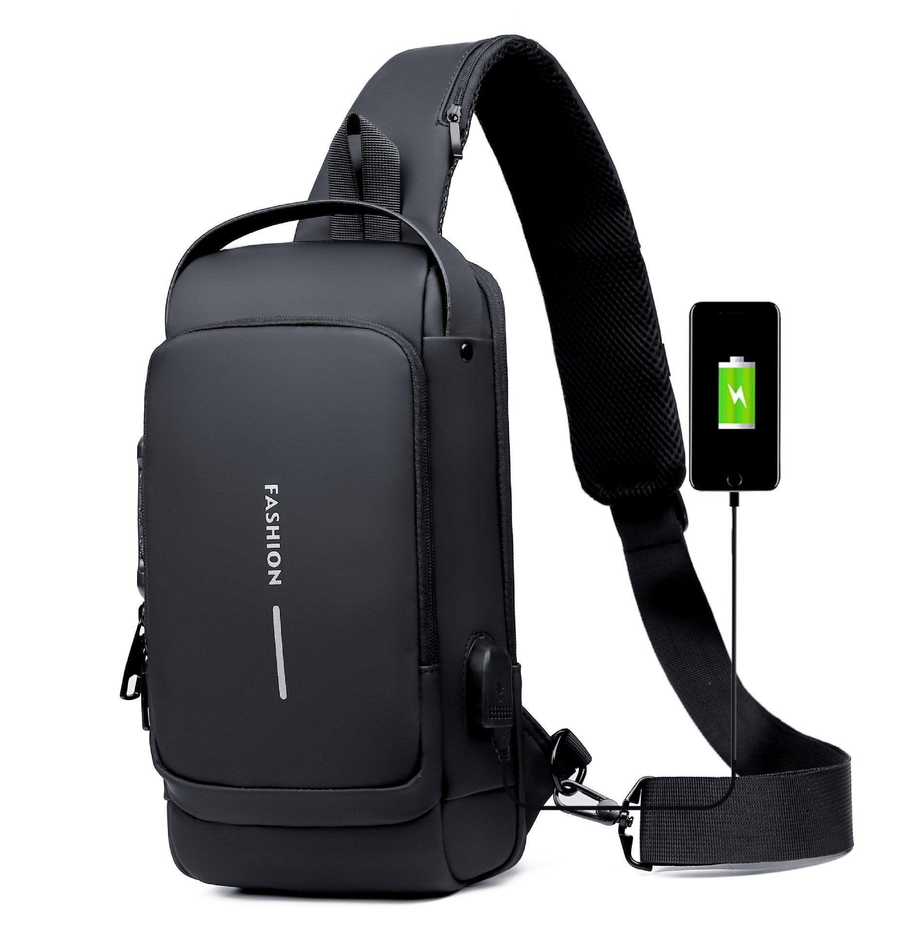 New Carbon Fiber Streamline Anti-Theft Sling Bag 🔥