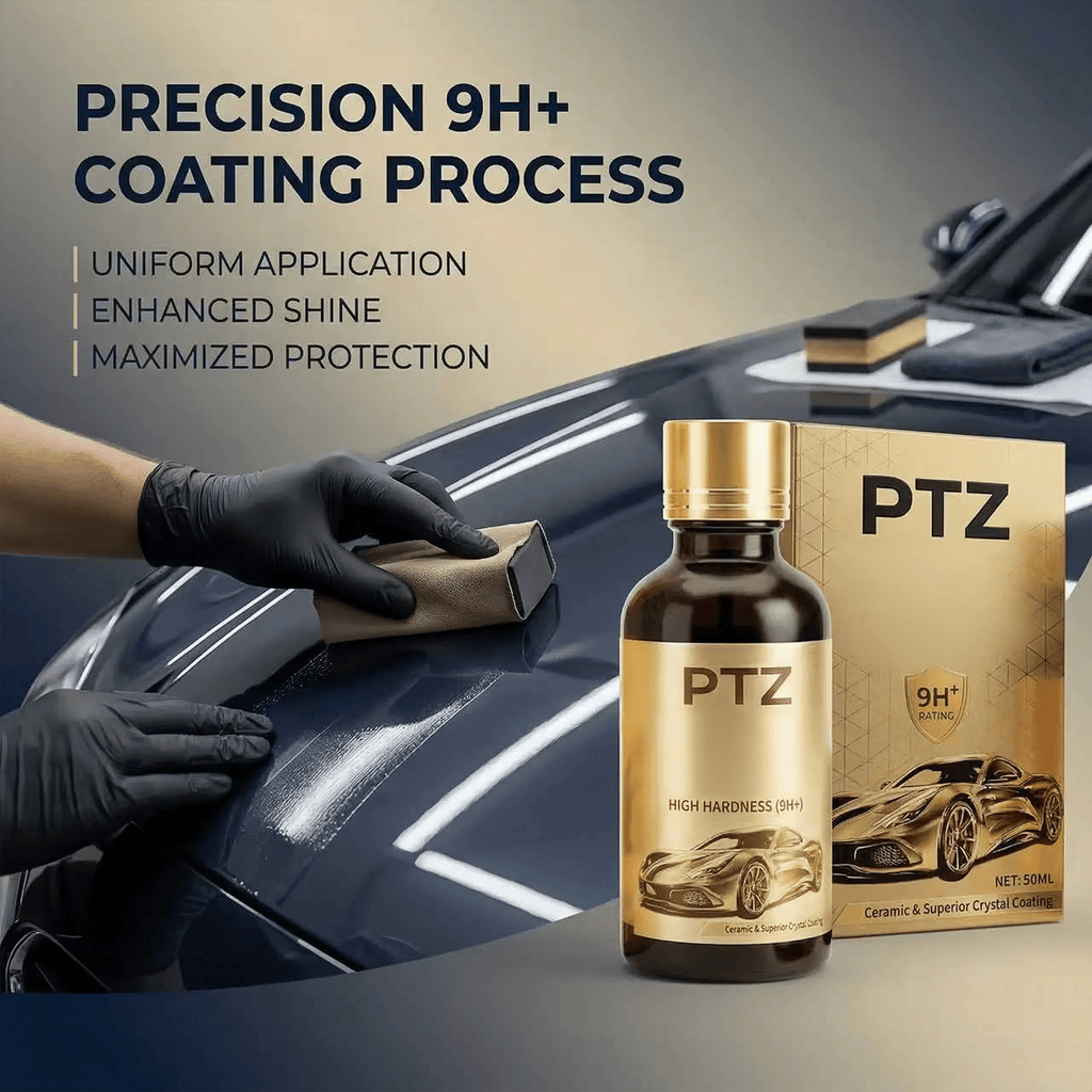 🎁🔥PTZ  Graphene Ceramic Coating for Cars – 9H Hardness, 10+ Years Protection, Hydrophobic & Scratch Resistant