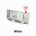 🌟3D Projection Alarm Clock Makeup LED Mirror