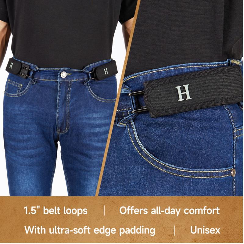 HAILTH Tactical Metal Hook Elastic Belt (2 PCS)