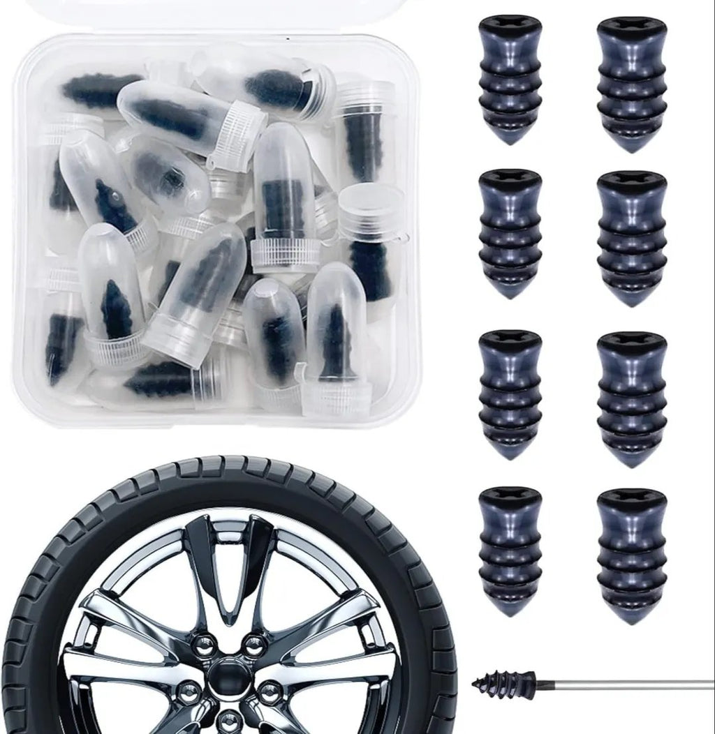🔥2026 hot sale 🔥 Instant Tire Plug Repair Kit 🚗✨ Free Screwdriver Included! ⭐