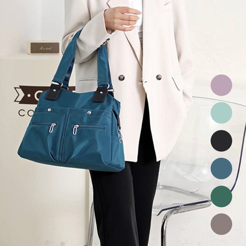 🔥Large Capacity Waterproof Multi Pocket Shoulder Bag