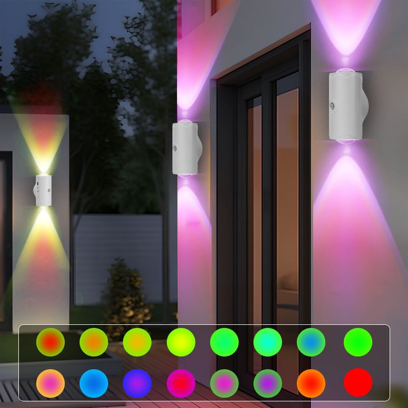 Smart LED Night Light with Motion Sensor, RGB Gradient Dimmable, USB Rechargeable, Magnetic, for Multiple Indoor Scenes