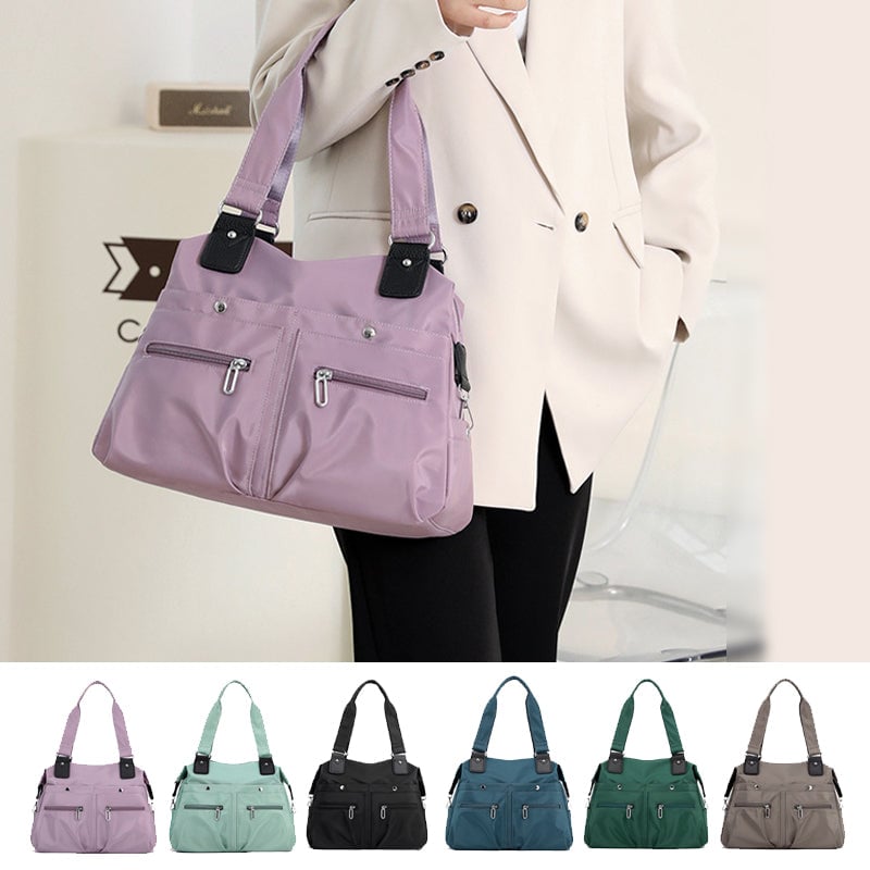 🔥Large Capacity Waterproof Multi Pocket Shoulder Bag