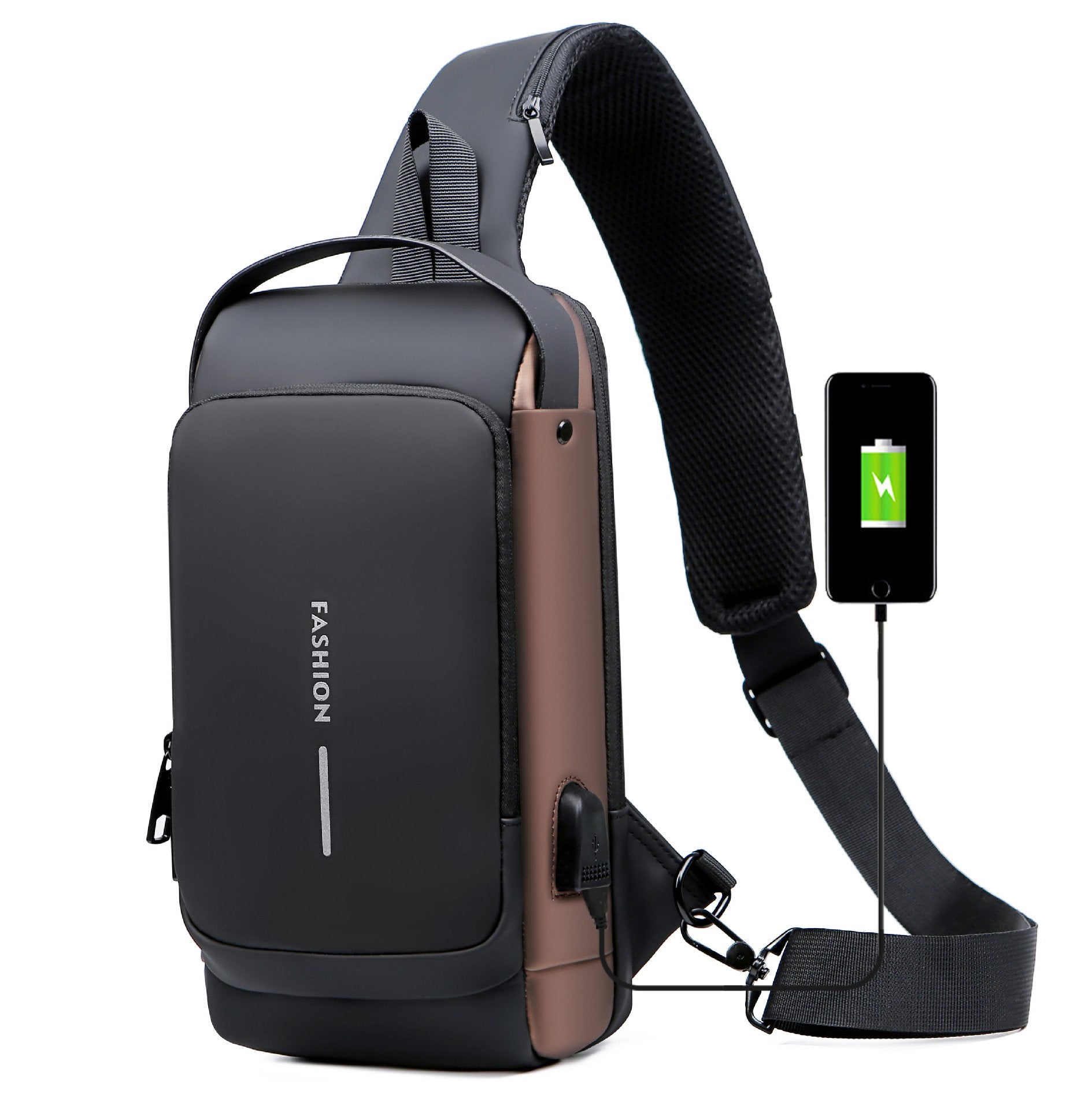 New Carbon Fiber Streamline Anti-Theft Sling Bag 🔥