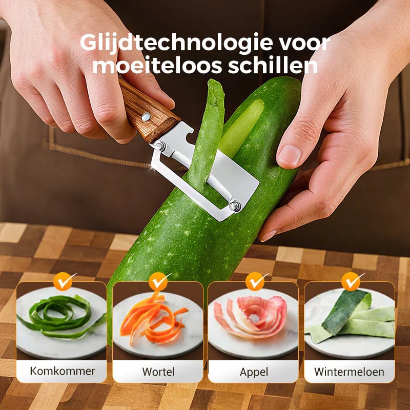 🥕 2 + 1 Free 🔥 Multifunctional Kitchen Vegetable Peeler – Stainless Steel Blade, Ergonomic Handle & Ideal for Fruits and Vegetables ✨