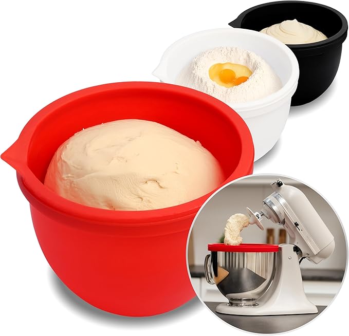 Silicone Liners for KitchenAid Mixers – Mixer Attachments & Accessories – Replacement Mixer Bowls No Longer Needed