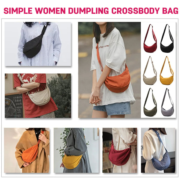 🌈48% OFF💐Simple Women Dumpling Crossbody Bag✨