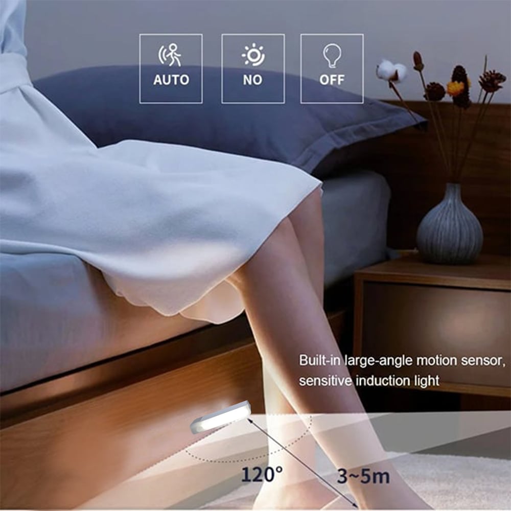 🔥💡 Punch-free Smart Sensor Magnetic Rechargeable LED Lights