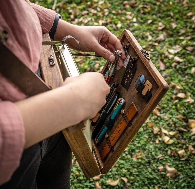🎁Writers Messenger Wood Box A5
