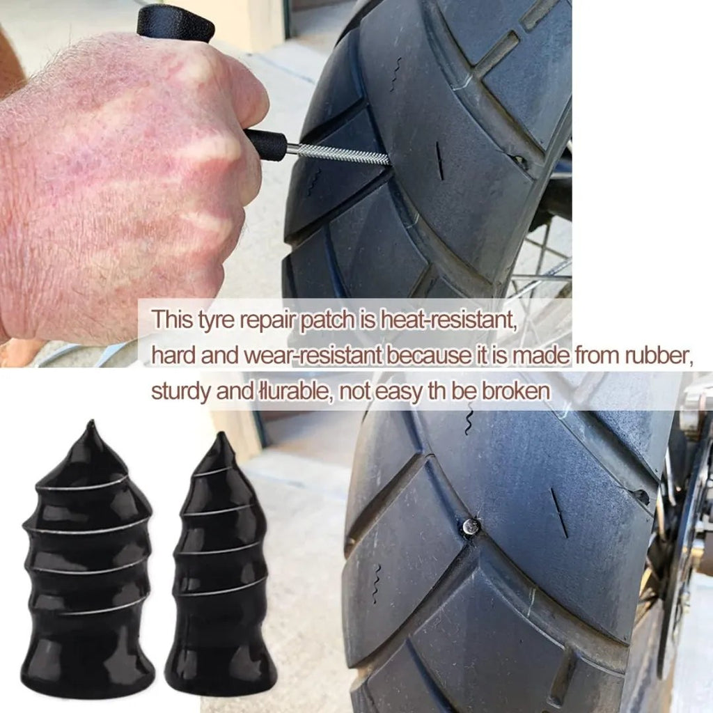 🔥2026 hot sale 🔥 Instant Tire Plug Repair Kit 🚗✨ Free Screwdriver Included! ⭐
