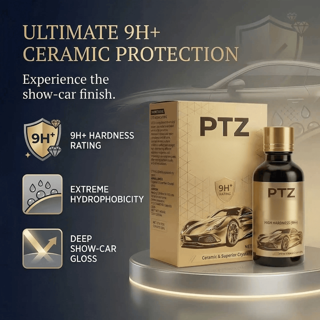 🎁🔥PTZ  Graphene Ceramic Coating for Cars – 9H Hardness, 10+ Years Protection, Hydrophobic & Scratch Resistant