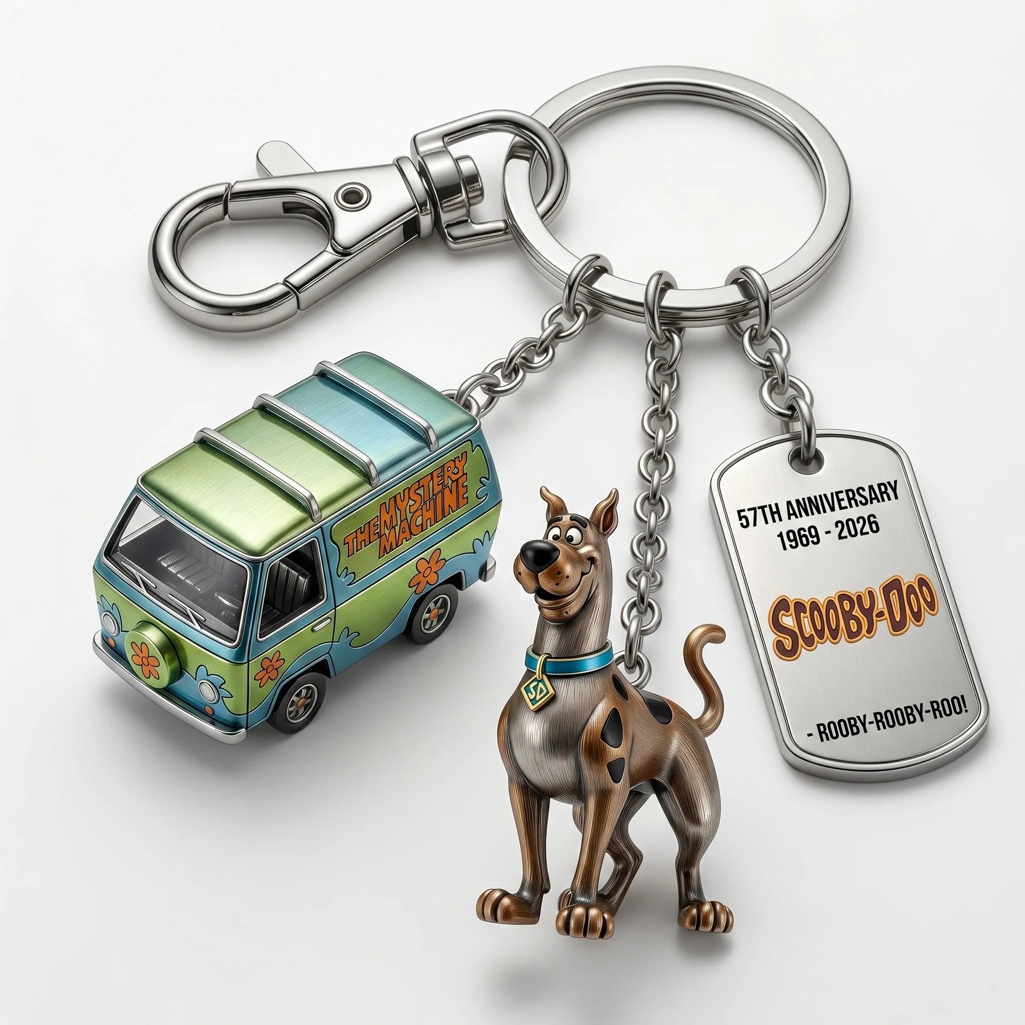 Scooby-Doo 57th Anniversary Commemorative Keychain